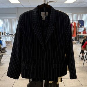 Tower Black Pinstripe Women's Blazer